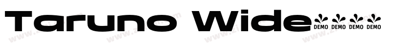 Taruno Wide字体转换